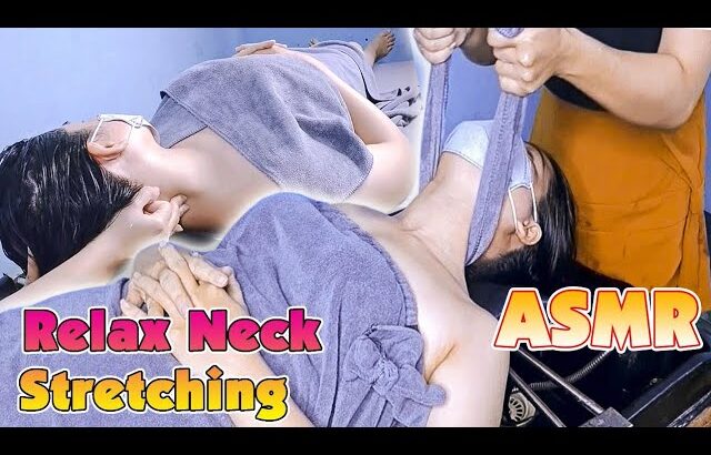 首の筋肉をリラックスさせるマッサージオイル | Relax Neck Stretching ASMR